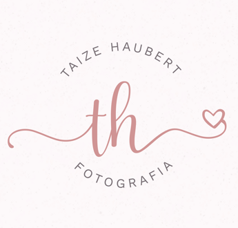 Logo de Fotógrafa de Gestantes, Newborn, Bebês e Aniversário Infantil-TAIZE HAUBERT